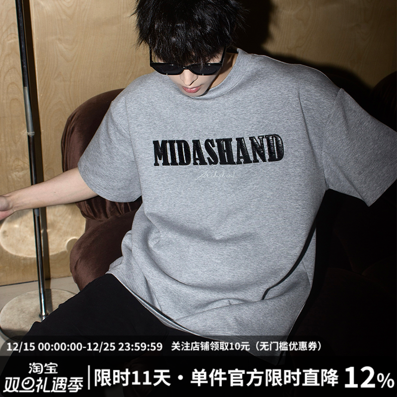 MIDASHAND蟒纹短袖t恤