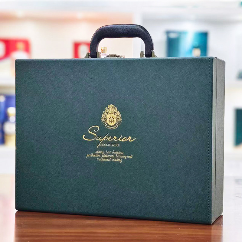 红酒包装礼盒左和右包装新款高档红酒盒双支装皮盒葡萄酒盒子空盒,餐饮具,酒盒,淘宝优惠券,粉丝福利购,淘宝优惠卷