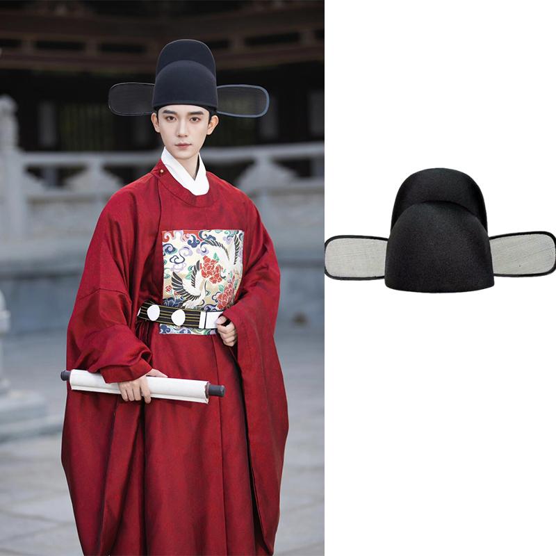 明制乌纱帽翼善冠男士汉服婚服帽飞鱼服锦衣卫首服圆领袍帽子儿童
