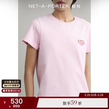 A.P.C. 早春女APC刺绣棉质平纹布T恤NAP/NET-A-PORTER颇特