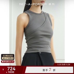 新品 NET 女分层式 罗纹棉质坦克背心NAP 春季 PORTER颇特 HYKE