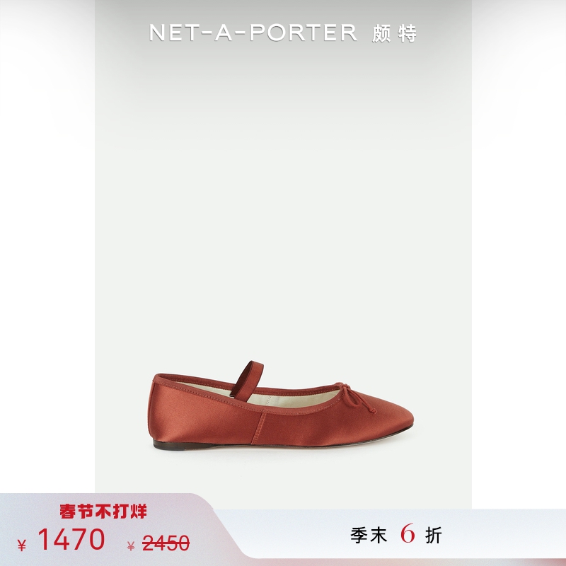 [折扣]Loeffler Randall 秋冬女缎面芭蕾平底鞋NAP颇特