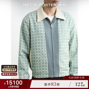 男正反两穿刺绣格纹外套NAP PORTER颇特 Amiri 春季 新品 NET