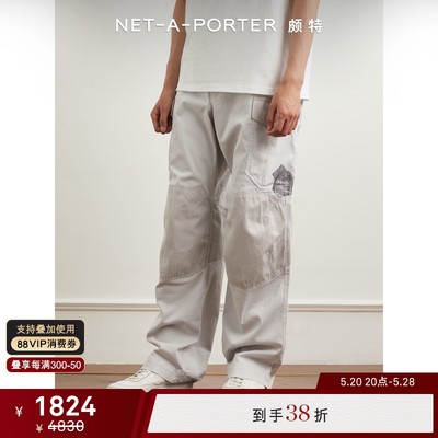 [折扣]OBJECTS IV LIFE 男阔腿印花工装裤NAP/NET-A-PORTER颇特