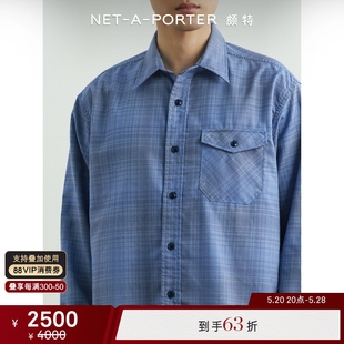 新品 Beams Plus NAP颇特 春季 男宽松格纹绵羊毛混纺衬衫