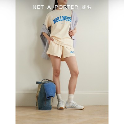 [新品]SPORTY & RICH 春季女印花棉质T恤NAP/NET-A-PORTER颇特