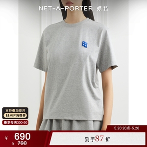 [新品]Ader Error 春季女贴花棉质混纺T恤NAP/NET-A-PORTER颇特