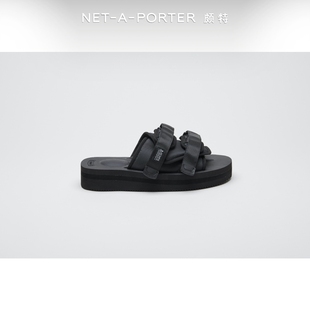 netaporter 款 经典 Suicoke 女织带边饰厚底凉鞋