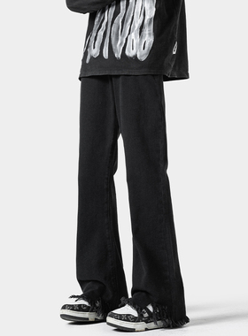 2024秋季新款无影墙大码美式微喇牛仔裤M5XGK24701特P35