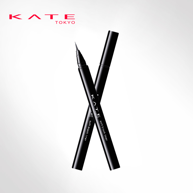 KATE/凱朵細致柔黑眼線液 少女自然淡妝眼線筆 畫內眼線不易暈染