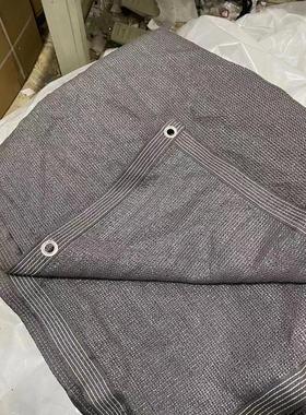 精品灰色遮阳网防晒网降温加密遮荫遮光游泳池隔热家用阳台庭院