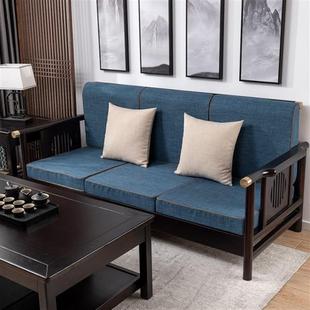 定做高密度沙发海绵垫加硬加厚实木红木坐垫靠背定制飘窗垫子椅垫