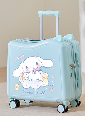 儿童行李箱可坐骑女孩2025年新款18寸小型登机密码箱子旅行拉杆箱