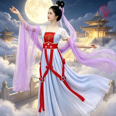 高档嫦娥仙子服装86版西