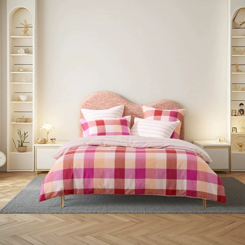 澳洲adairs高端四件套 水洗亚麻棉AB双面可用床单春夏秋冬款