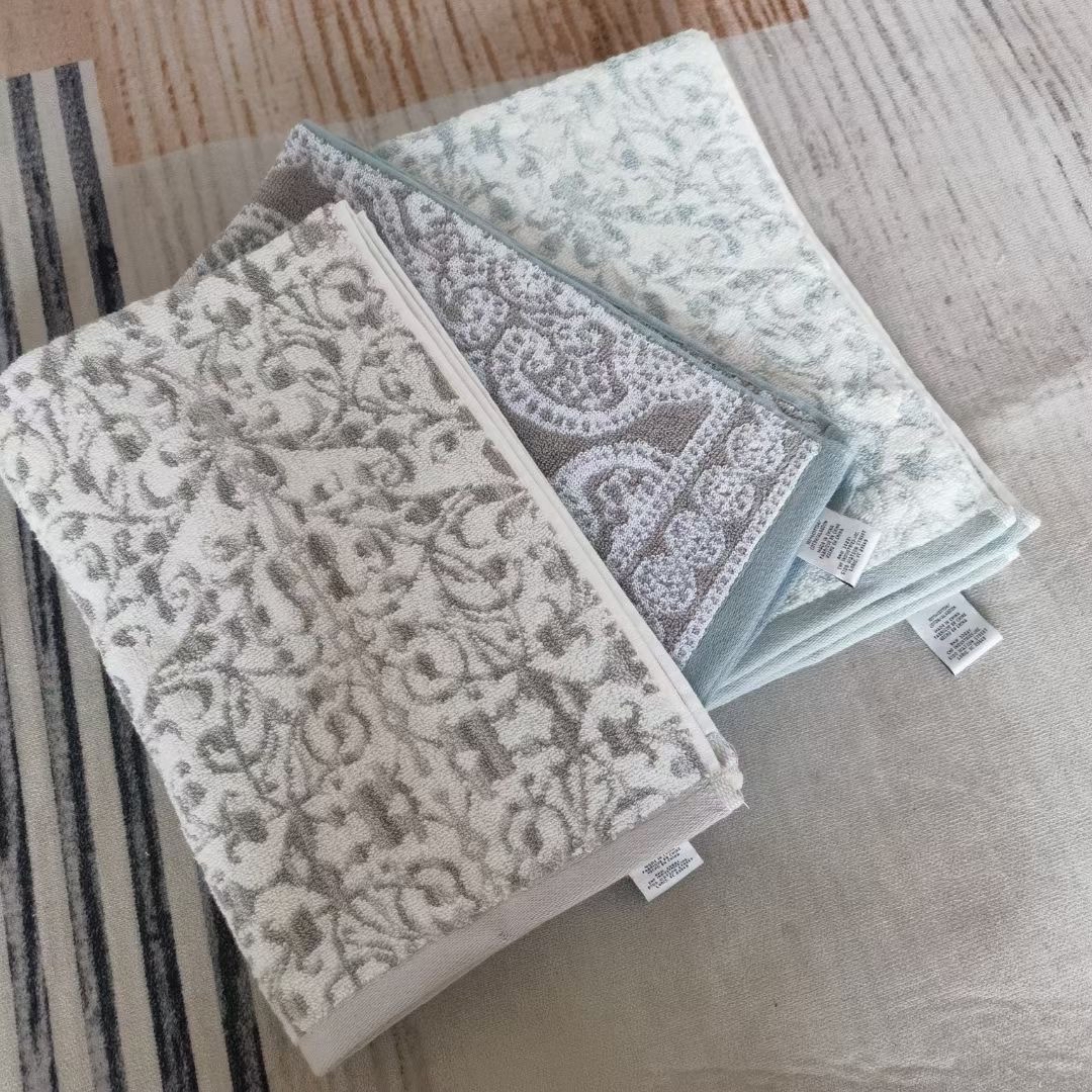 品牌捡漏！色织提花大毛巾枕