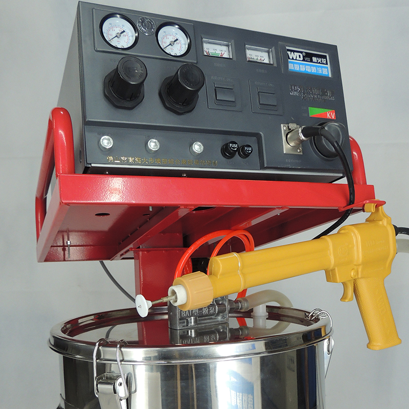 wd外置大步韦达喷涂设备塑机