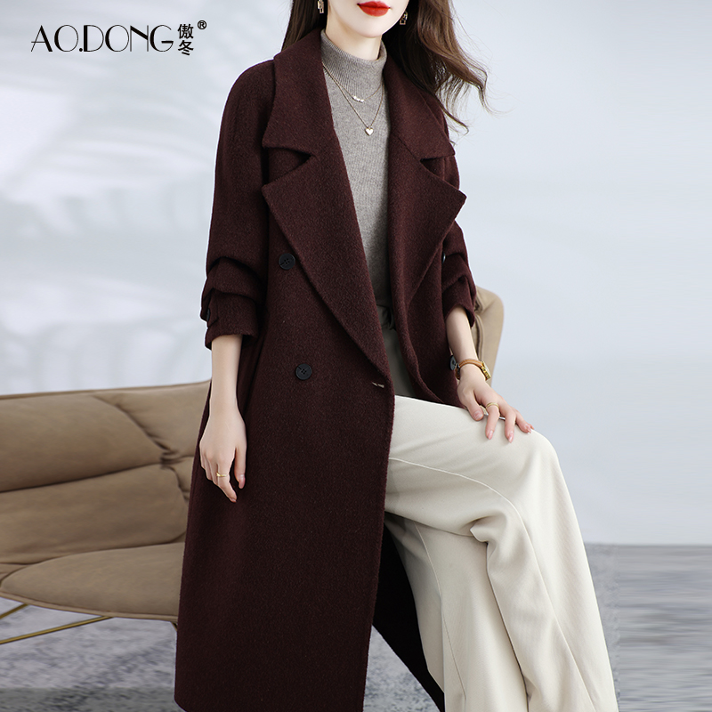 2025新款高端双面绒大衣