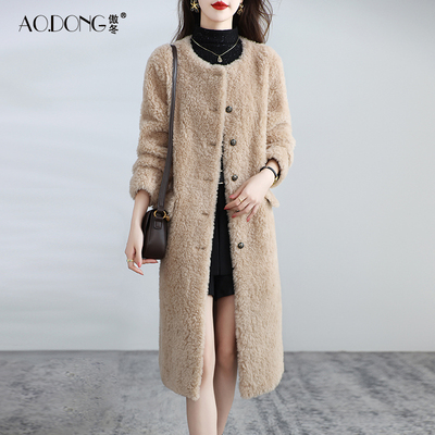 2025新款海宁颗粒绒皮草外套