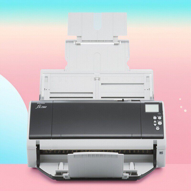 富士通FI-7460Q自动连续高速彩色扫描仪A3双面档案数字化快速扫描