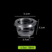 Disposable sauce cup 25/50/100ml small sauce box p2 one-piece takeout packaging box seasoning box p4 sauce box thumbnail 7