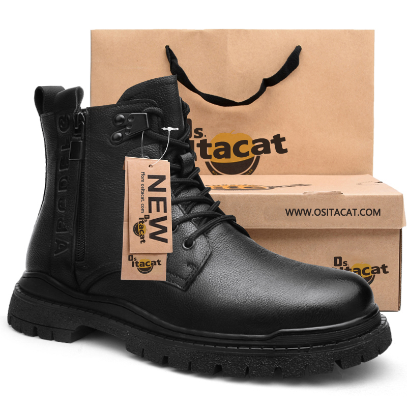 马丁靴男高帮英伦风中帮工装靴