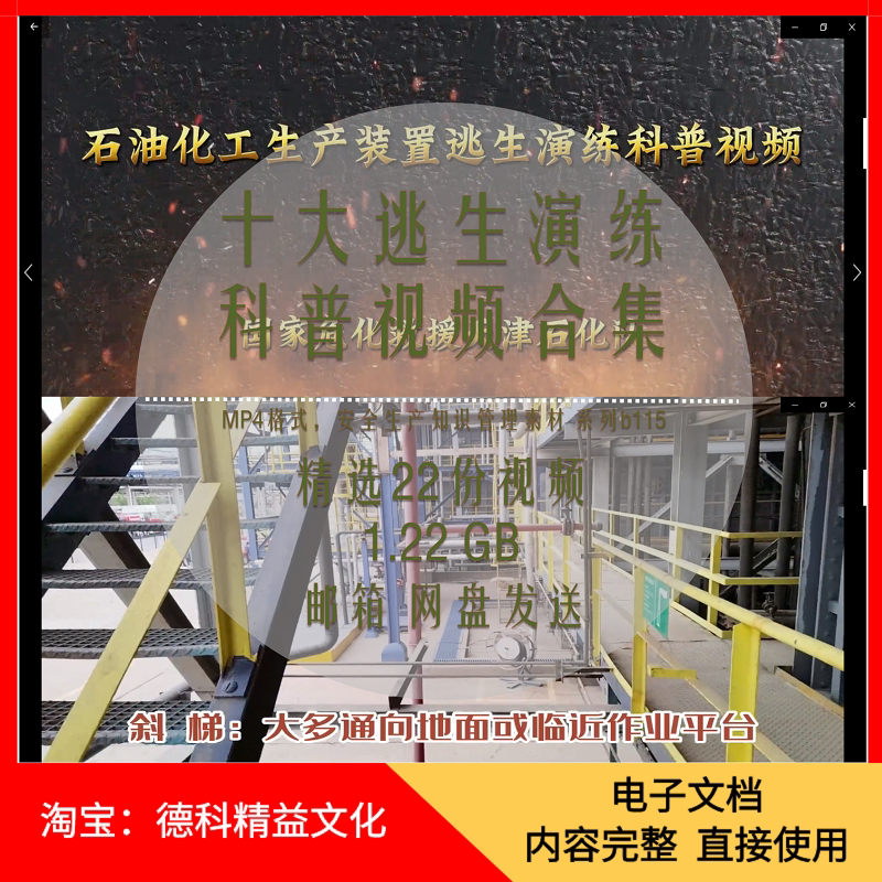 安全生产月 十大逃生演练科普视频 员工培训宣传视频 b115