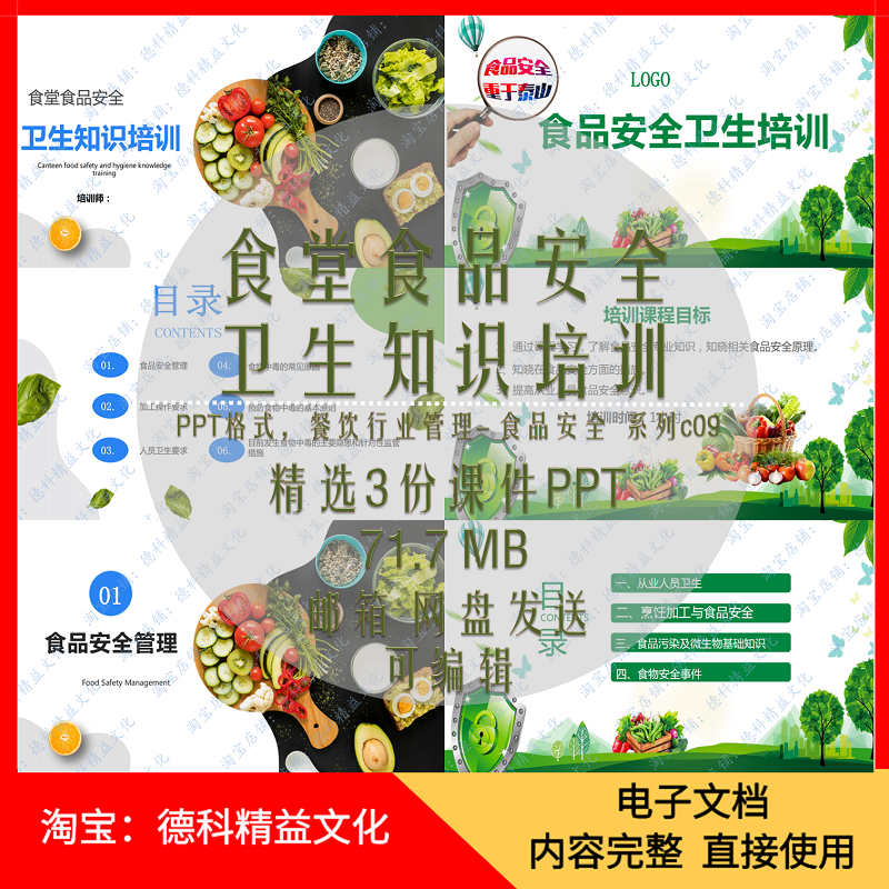 食堂食品安全卫生知识培训课件PPT 餐饮从业人员食品安全管理 c09