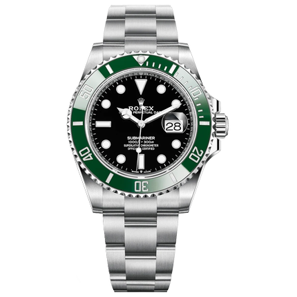 全新正品Rolex劳力士绿水鬼手表潜航者日历型机械男表M126610LV