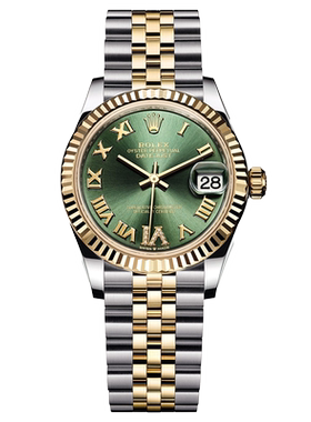 劳力士ROLEX手表日志型女表钢带自动机械表女士腕表M278273-0016