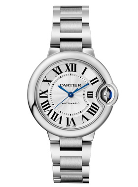 卡地亚Cartier蓝气球系列腕表机械女表奢华优雅钢带手表WSBB0044