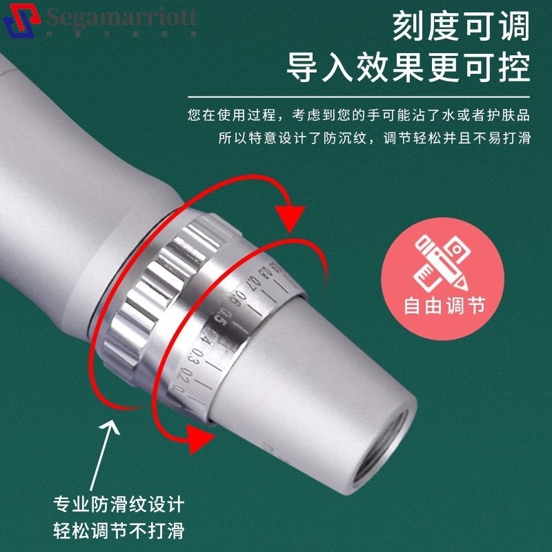 三挡微针电动纳米中胚层微针仪器生发微晶导入仪美容院脱发浅导仪