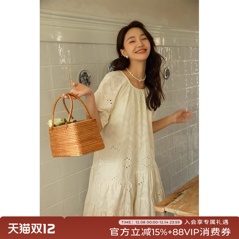 温柔蕾丝重工刺绣法式竹依依