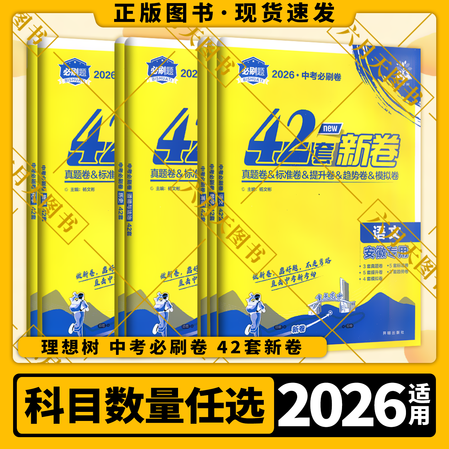 任选安徽省中考必刷卷42套
