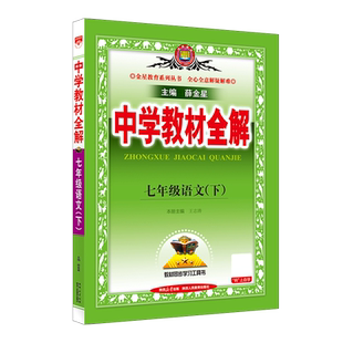 2025春適用中學(xué)教材全解七年級(jí)下冊(cè)語(yǔ)文部編版 薛金星教材同步7年級(jí)下語(yǔ)文初一初中必刷題講解讀基礎(chǔ)知識(shí)學(xué)霸劃重點(diǎn)七下練輔 人教版