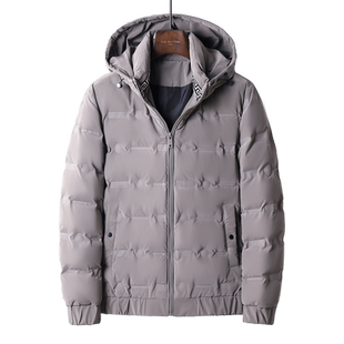 2025新款男士短款羽绒服连帽可拆卸鸭绒加厚韩版潮牌冬季外套保暖