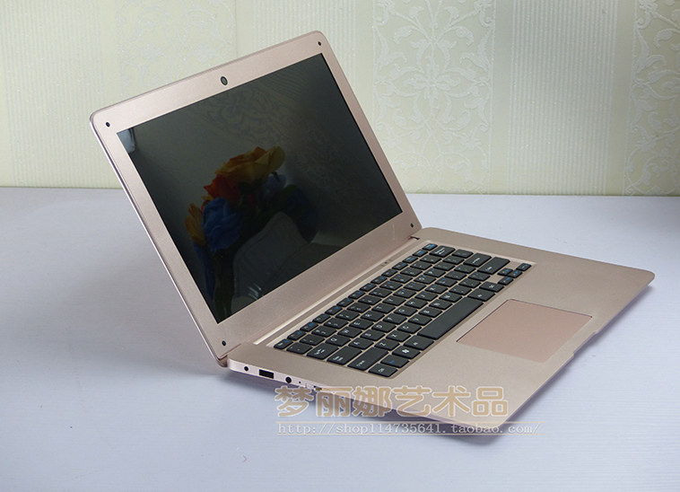 무료 배송 14인치 초박형 시뮬레이션 APPLE 노트북 모델 APPLE 시뮬레이션 로즈 골드 노트북 소품 가짜 컴퓨터