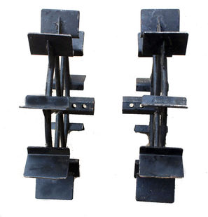 微耕机配套农机具配件防滑小铁轮行走轮爬行轮内径2.3cm外径35cm