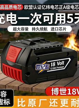 通用博世18v锂电池GBH180/185电锤电镐冲击钻GDS250/350电板手6.0