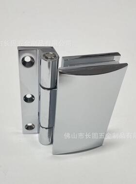 ST-B017单边90度活动夹隔断配件浴室玻璃门弧形活动夹折叠