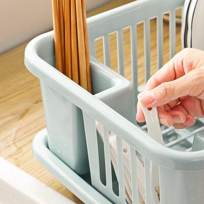 沥水碗盘架厨房碗碟收纳架水槽餐具置物架家用台面碗柜碗筷收纳盒