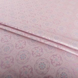 《宝花奔鹿纹》新中式提花旗袍马甲仿宋锦绸缎P面料童装织锦缎布