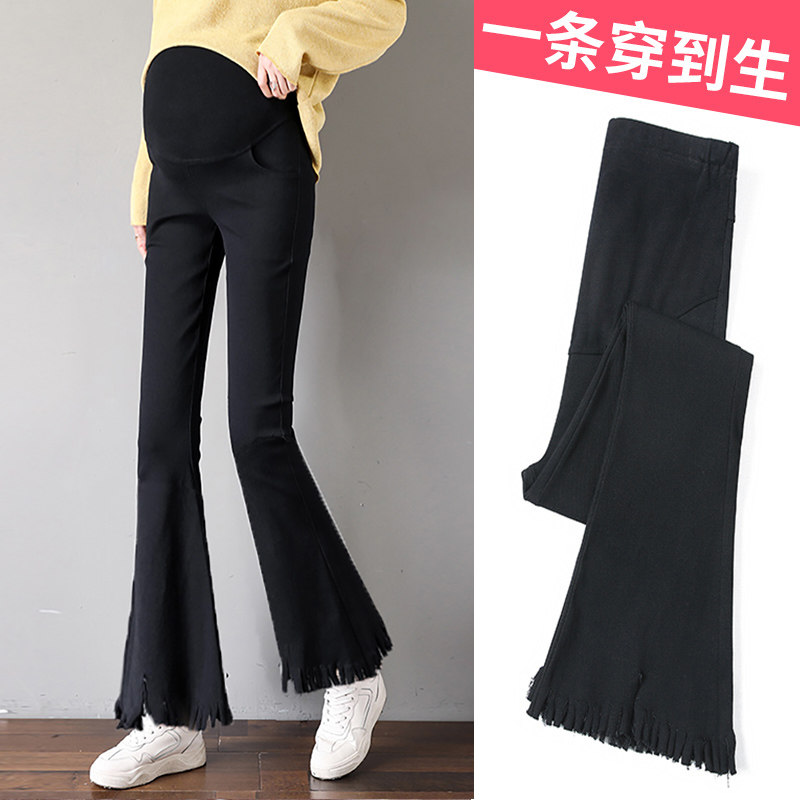 溪水之爱 孕妇喇叭裤子秋季外穿长裤宽松微喇裤秋装秋款休闲裤,孕妇装/孕产妇用品/营养,孕妇休闲裤,淘宝优惠券,粉丝福利购,淘宝优惠卷