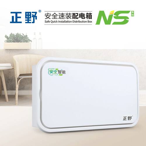 【正野】NS半塑/全塑全白E-210家用弱电箱漏电保护暗装布线电箱