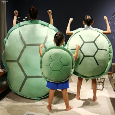 乌龟壳睡袋 可穿戴儿童小学生 毛绒玩具生日礼物衣服网红换装玩偶