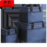 Сумка для пикника, охлаждаемый термос для выхода на улицу, вместительная и большая льняная сумка, увеличенная толщина, поддерживает постоянную температуру