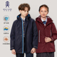 外套防寒服 连帽脱卸式 伊顿纪德男女童冬装 保暖外套校服儿童新款