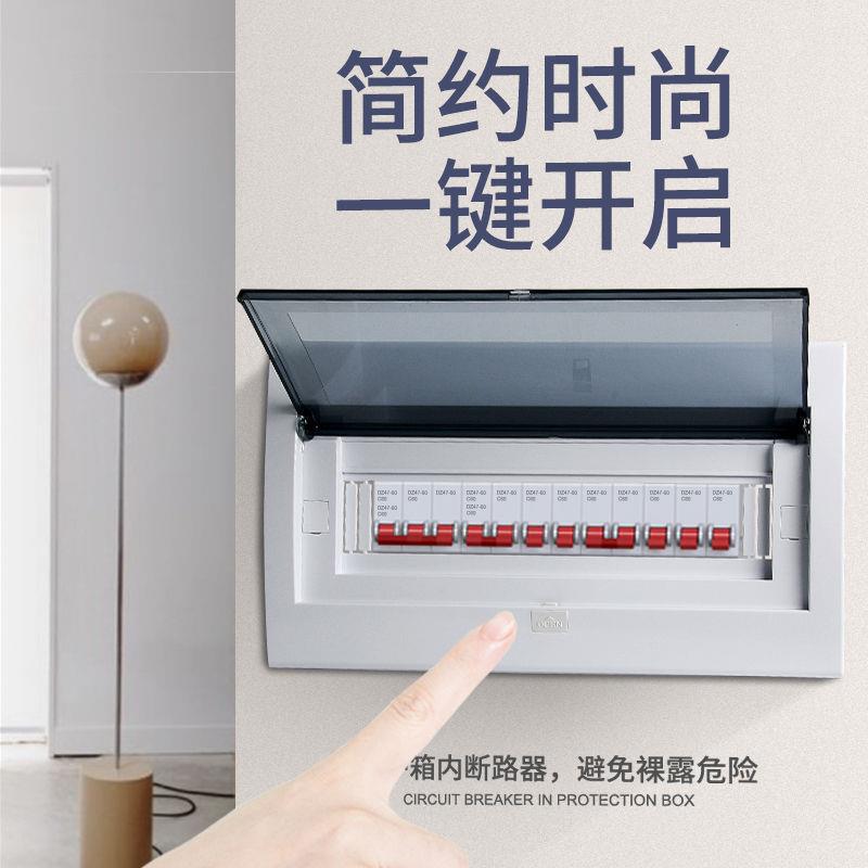 #@智阁广东型家用配电箱盖空开箱盖板13位电箱盖板22路总开关箱面