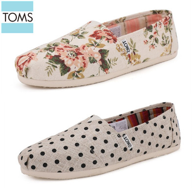 TOMS低帮休闲绣花轻便布鞋汉服鞋