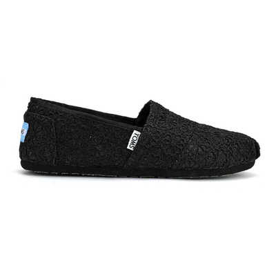 镂空蕾丝一脚蹬经典款懒人鞋TOMS